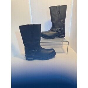 Harley Davidson Engineer Boots Black Leather Harness Motorcycle Mens